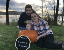 Gaetan, Marie, and Milo enjoying family life in Canada